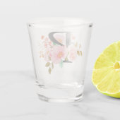 Buchstabe P Schnapsglas (Rückseite)