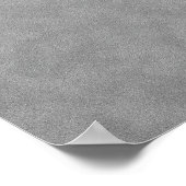 Buchstabe P, schwarzes, gotisches Monogramm Poster (Ecke)