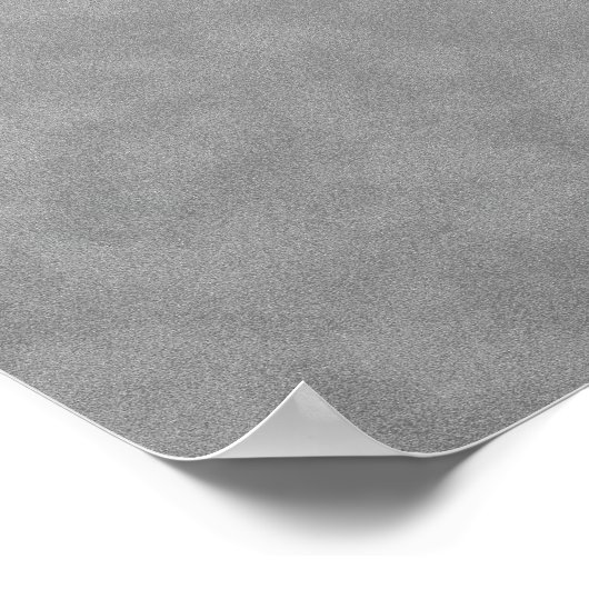 Buchstabe P, schwarzes, gotisches Monogramm Poster (Ecke)