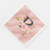Buchstabe P Serviette (Ecke)