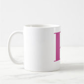 Buchstabe P u. Schwein Kaffeetasse (Links)