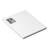 Buchstabe P Vintage Knotentonografie Notizblock (angewinkelt)