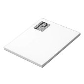 Buchstabe P Vintage Knotentonografie Notizblock (Rotiert)