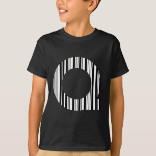 BUCHSTABE Q BARCODE Erstes Anfangsbuchstaben-Barco T-Shirt