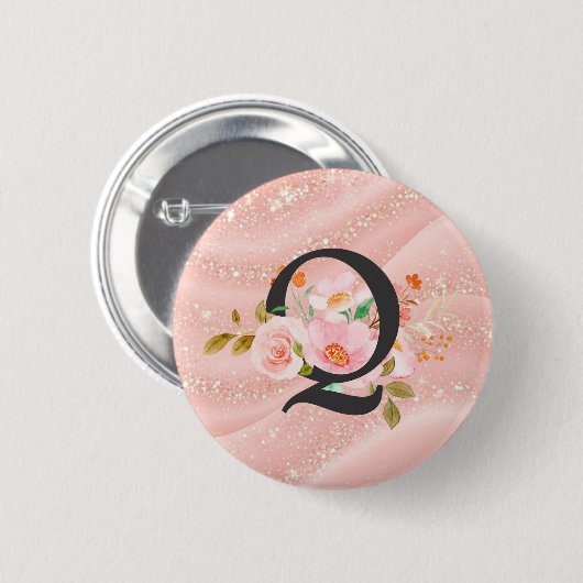 Buchstabe Q Button (Vorne & Hinten)