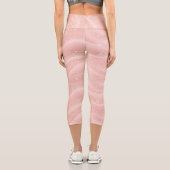 Buchstabe Q Capri Leggings (Rückseite)