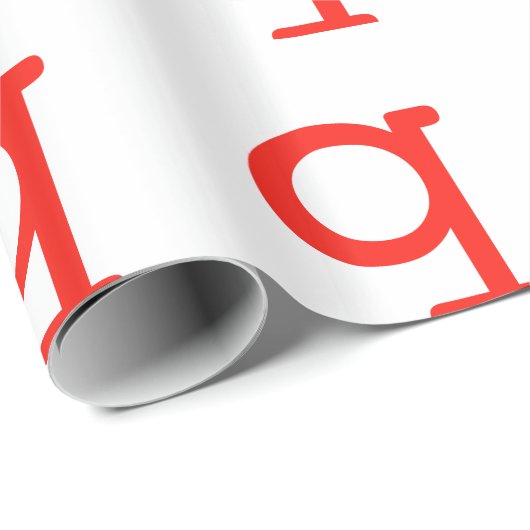 Buchstabe q geschenkpapier (Rolleneckpunkt)