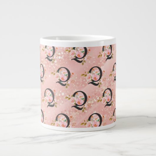 Buchstabe Q Jumbo-Tasse (Vorderseite)