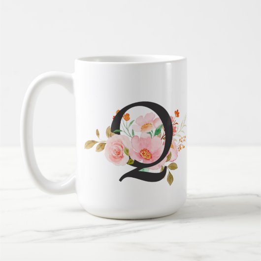 Buchstabe Q Kaffeetasse (Links)