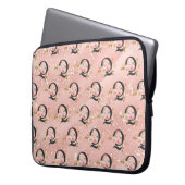 Buchstabe Q Laptopschutzhülle (Vorderseite Links)