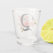 Buchstabe Q Schnapsglas (Rückseite)