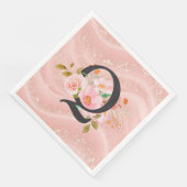 Buchstabe Q Serviette (Ecke)