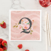 Buchstabe Q Serviette (Beispiel)