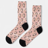 Buchstabe Q Socken (Linkes Detail)
