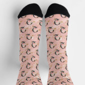 Buchstabe Q Socken (Oben)