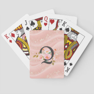 Buchstabe Q Spielkarten