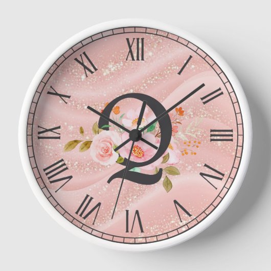 Buchstabe Q Uhr (Vorderseite)