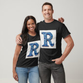 Buchstabe R -2 - Aufkleber T-Shirt (Unisex)