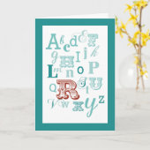 Buchstabe R Anfangsname Alphabet Geburtstag Aquama Karte (Gelbe Blume)