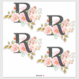 Buchstabe R Aufkleber