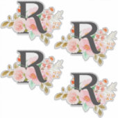 Buchstabe R Aufkleber (Vorderseite)