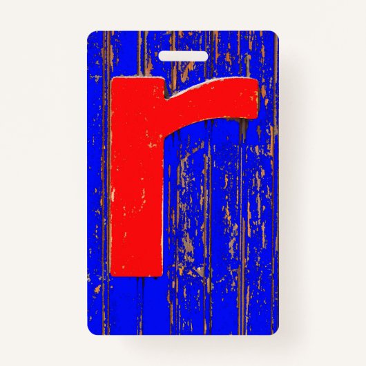 Buchstabe r ausweis (Vorderseite)