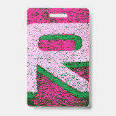 Buchstabe r ausweis (Back)