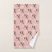 Buchstabe R Badhandtuch Set (Handtuch)