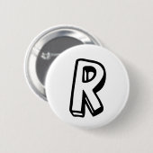 Buchstabe R Button (Vorne & Hinten)