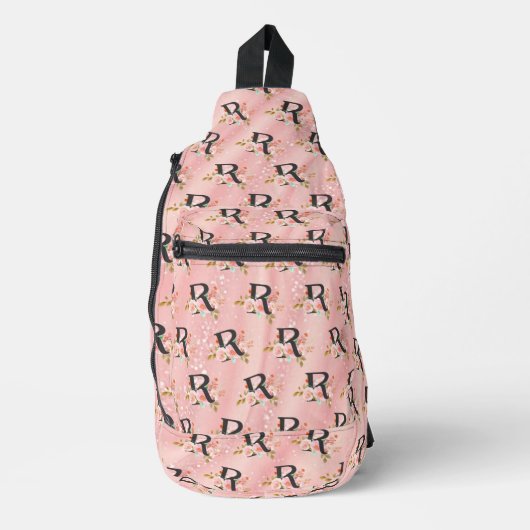 Buchstabe R Crossbody Bag (Vorderseite)
