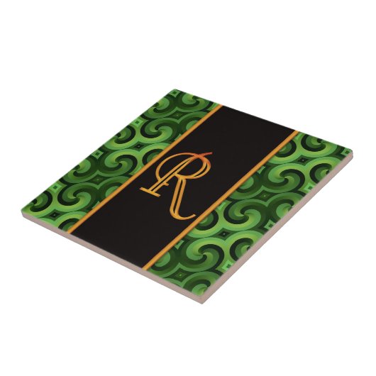 BUCHSTABE R Fliese (Seite)