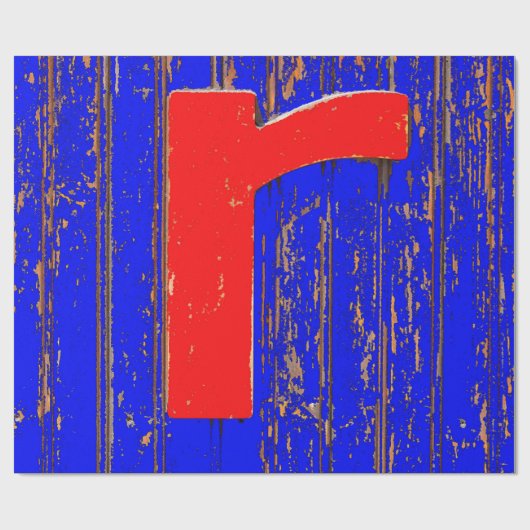 Buchstabe r geschenkpapier (Flach)