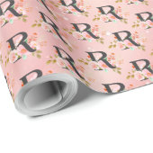 Buchstabe R Geschenkpapier (Rolleneckpunkt)