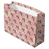 Buchstabe R Große Geschenktüte (Rückseite Schrägansicht)