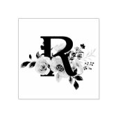 Buchstabe R Gummistempel (Prägung)
