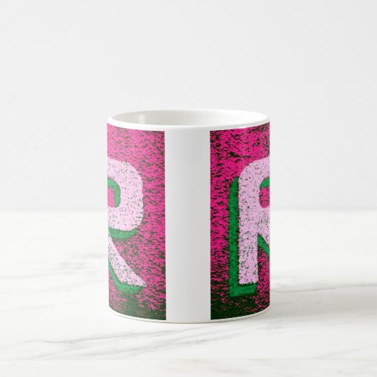 Buchstabe r kaffeetasse (Mittel)