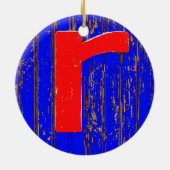 Buchstabe r keramik ornament (Hinten)