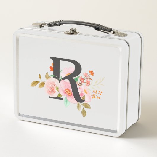 Buchstabe R Metall Brotdose (Vorderseite)