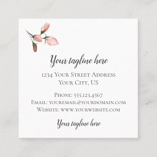 Buchstabe R mit Goldgeometrischem Entwurf und Quadratische Visitenkarte (Rückseite)