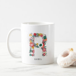 Buchstabe R | Monogramm-I-Tasse für den Blasenbrie Kaffeetasse