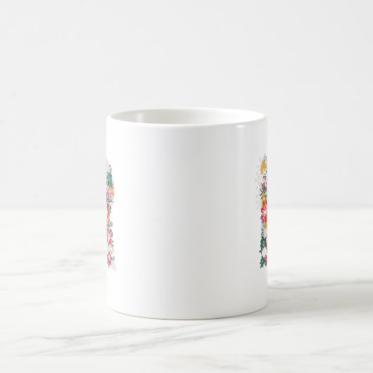 Buchstabe R | Monogramm-I-Tasse für den Blasenbrie Kaffeetasse (Mittel)