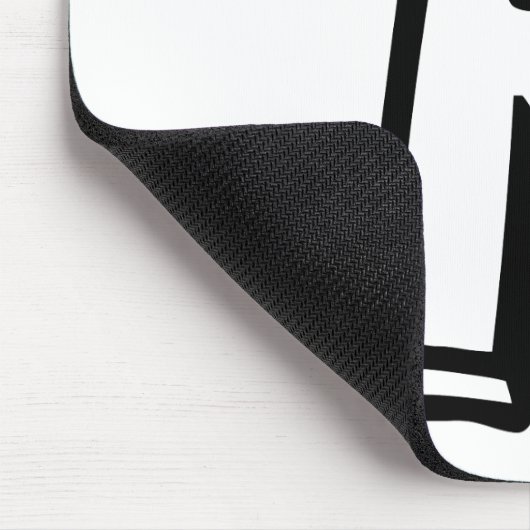 Buchstabe R Mousepad (Ecke)