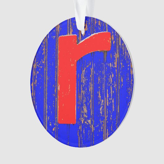 Buchstabe r ornament (Vorderseite)