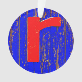 Buchstabe r ornament