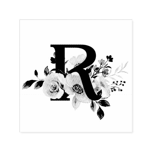 Buchstabe R Permastempel (Design)