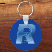 Buchstabe R Schlüsselanhänger (Vorderseite)