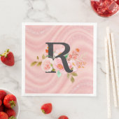 Buchstabe R Serviette (Beispiel)