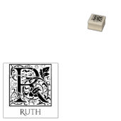 Buchstabe R Vintager erster Buchstabe mit Individu Gummistempel (Stempel)