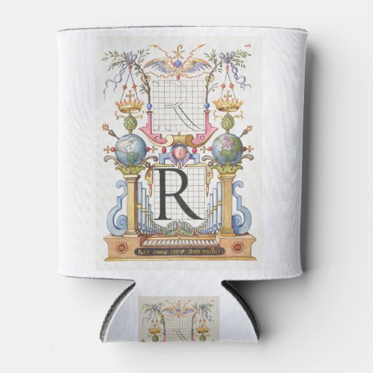 Buchstabe R von Mira Calligraphiae Monumenta Dosenkühler (Vorderseite)