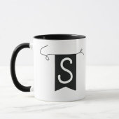 Buchstabe „S“ Becher Tasse (Links)